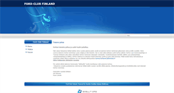 Desktop Screenshot of fordclub.fi