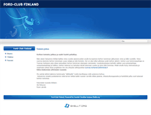 Tablet Screenshot of fordclub.fi