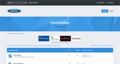 Desktop Screenshot of fordclub.lt